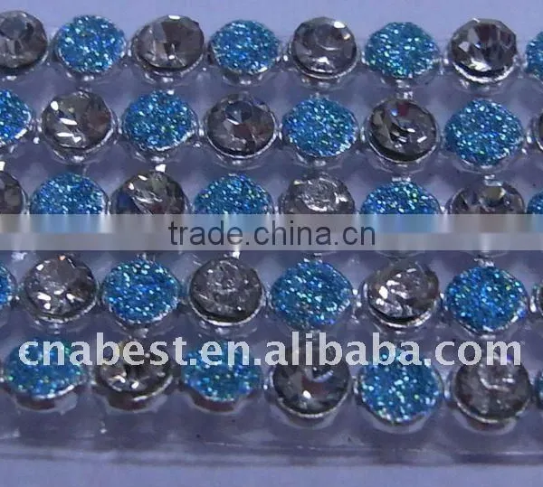 hot fix rhinestone mesh