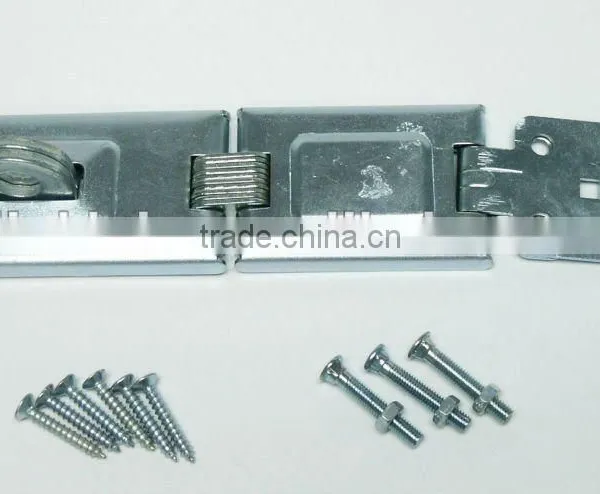 Door Hasp, 6" Zinc-plated Single Hinged