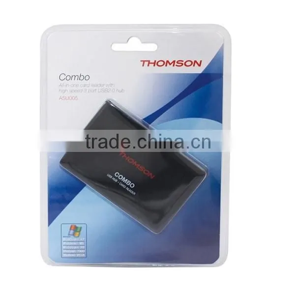 **SPEICAL OFFER** TH-A5U005 Card reader - All-in one with 3 port USB 2.0Hub, High speed transfer Data, Support Windows/Mac OS