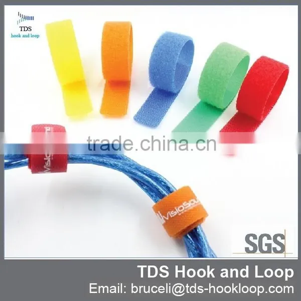 Custom Logo Colorful Hook and Loop Cable Tie photo-2