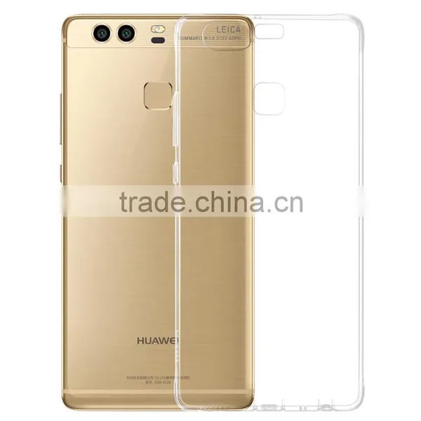 Hoco Ultrathin High Quality Soft Clear TPU Back Case With Dust Plug For HuaWei P9 photo-2