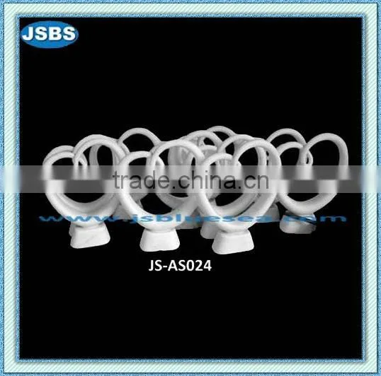 White Natural Marble Heart Design Art Sculpture