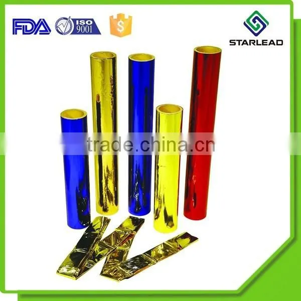 Color Coated and Laminated Polyester Film, Colored Plastic Gold Metalized PET Film photo-2