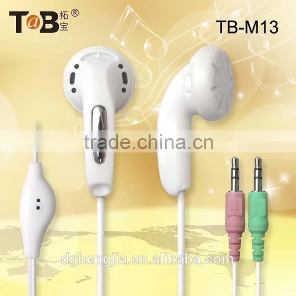 2015 Stereo Cheap Earphones With Speaker for Mobile Phone/computer With Mic photo-2