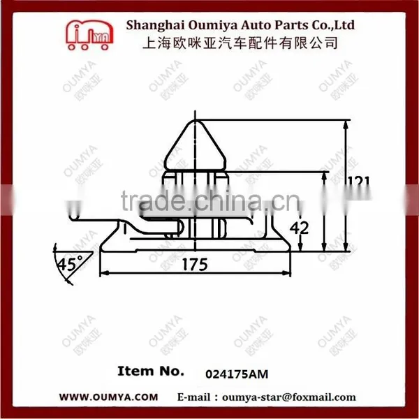 23.Semi Trailer Parts / Twist Container Lock 024175AM photo-3