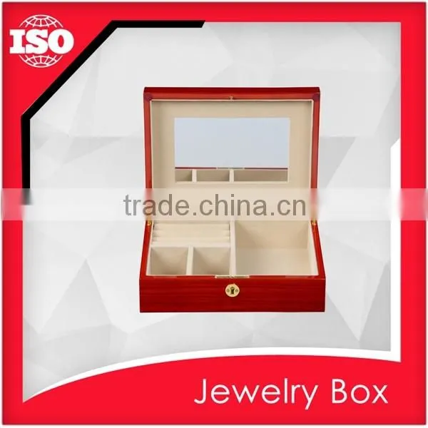 Luxury Wooden Makeup Case With Mirror photo-4