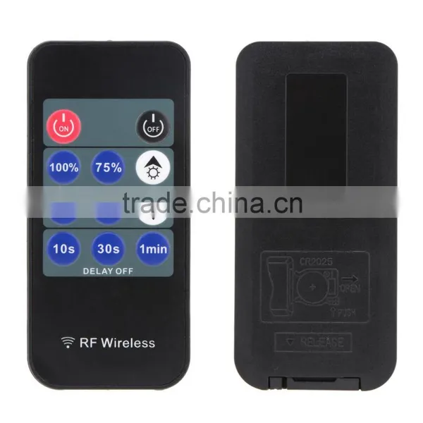 DIY RF DC12V-24V LED Amplifier Wireless Dimmer+ 11keys Remote Controller for Single Color LED Strip LED Neon Enlarge Connection photo-3