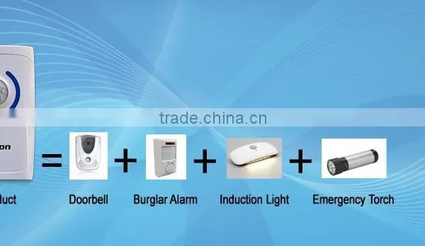 Green Harmless Wireless Doorbell With 4 Function photo-5