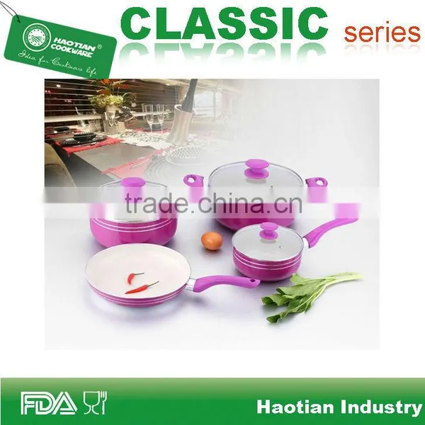 High Quality 7pcs Non Stick Cook Pan Set
