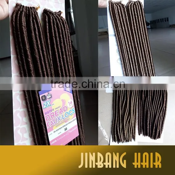 New Premium Synthetic Hair Crochet Braids 14inch 2x Havana Mambo Fauxlocs photo-6