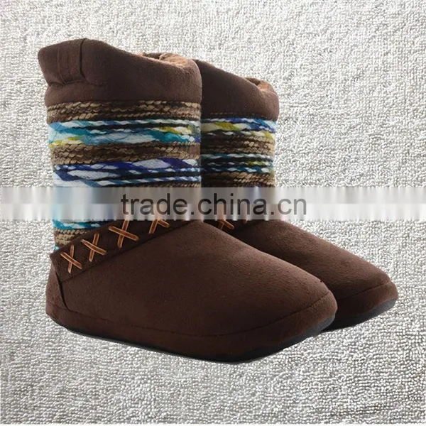NEW LADIES FURRY LINED SLIPPERS WINTER COMFY ANKLE BOOTS photo-2