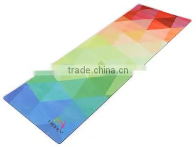 Full Color Printed Microfiber Yoga Mat - Non-Slip 6P Free Eco-Friendly Pilates Exercise Yoga Mat photo-2
