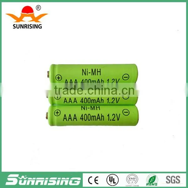 China Factory Price Aaa 400mah 1.2v Ni-mh Rechargeable Battery Pointed Cap photo-3