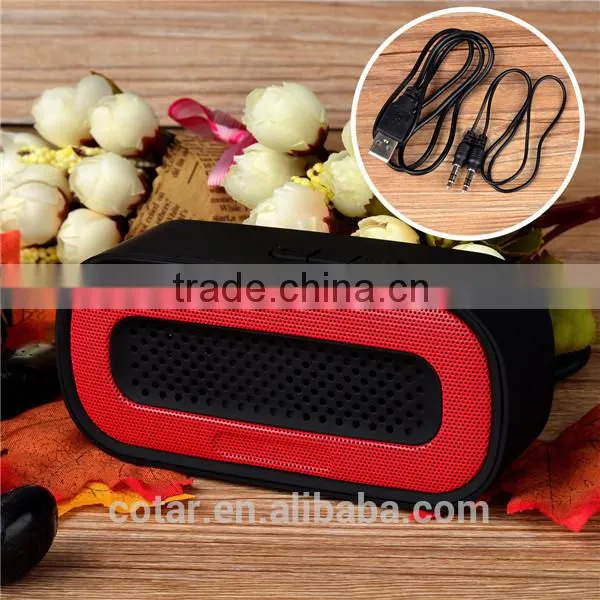2015 Hot Selling Wireless Bluetooth FM Radio Speaker 3W Stereo Audio Sound Bluetooth Speaker photo-2