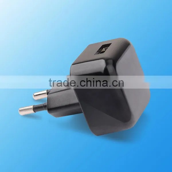 5V 1A EU Plug Single Usb Port Cellphone Wall Charger AC Adapter photo-4