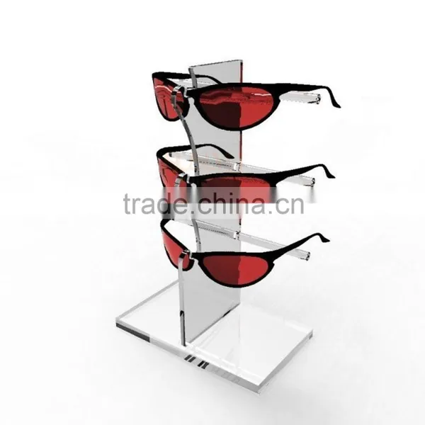 Simple Design Plastic Plexiglass Sunglasses Display Stand photo-2