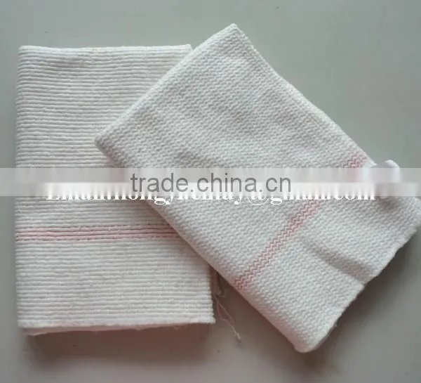 100%recycled Cotton Stitch Bonded Nonwoven White Cotton Foor Cleaning Cloth photo-2