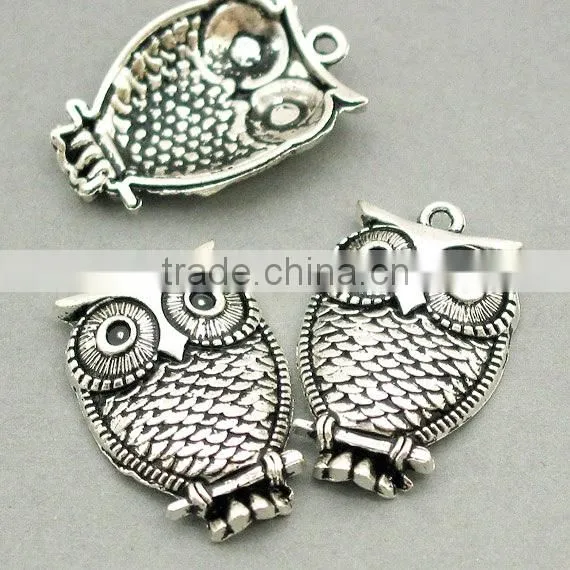 Custon Jewelry OEM Factory Zinc Alloy Owl Charms photo-2