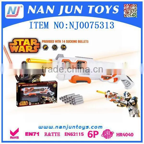 Kids Soft Bullet Gun With Light/music