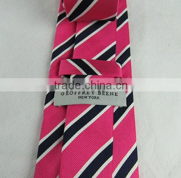 Customize Silk Men's Neck Tie in Stripe Pattern photo-3