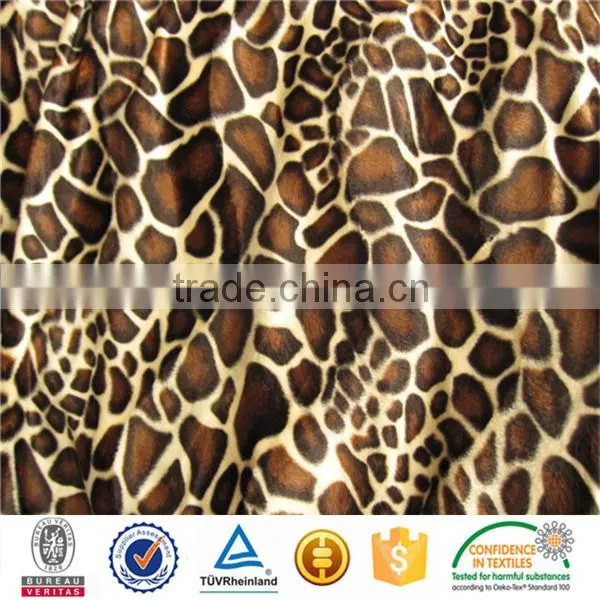 100%polyester Snake Skin Print Upholstery Fabric for Europe and America Market photo-3