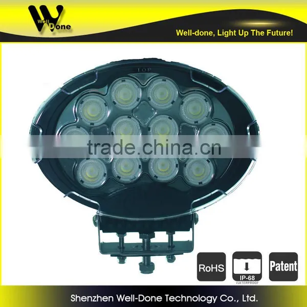 Factory Direct Offer Oledone Hot IP68 Super Bright Oval 120W Trailer LED Driving Light photo-3