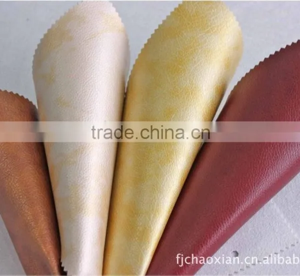 Printed pu Microfiber Leather for Sofa photo-3