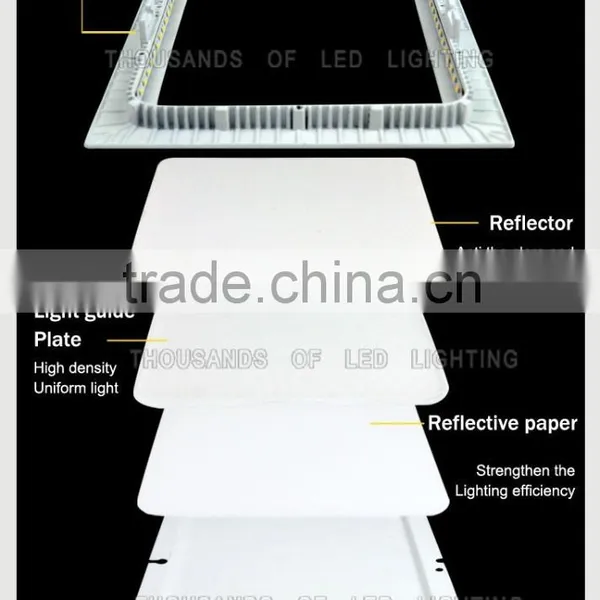 Factory Price High Lumen 36W Square LED Panel Light 600 x 600 Recessed Lighting photo-2