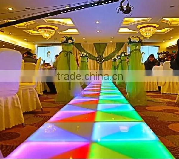 China LED Display Panel 50X50cm Video Dance Floor For Sale 3D Effect Stage Lighting Wedding Christmas Decorative Club Party photo-6