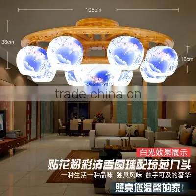 CE ETL UL Tray Ceiling Lighting & Special Promotion Lighting & Hospital Lobby Ceramic Bamboo Ceiling Light photo-6