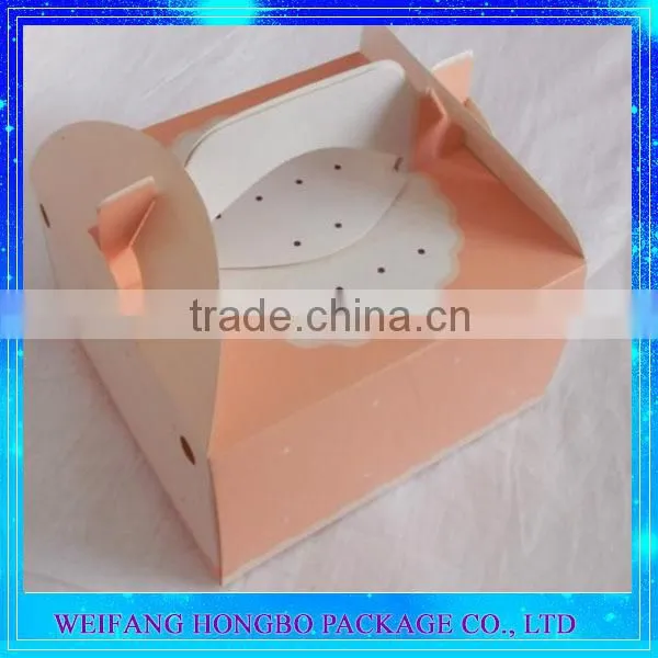 Factory Price Christmas Gift Cake Box With Delicate Pattern photo-2
