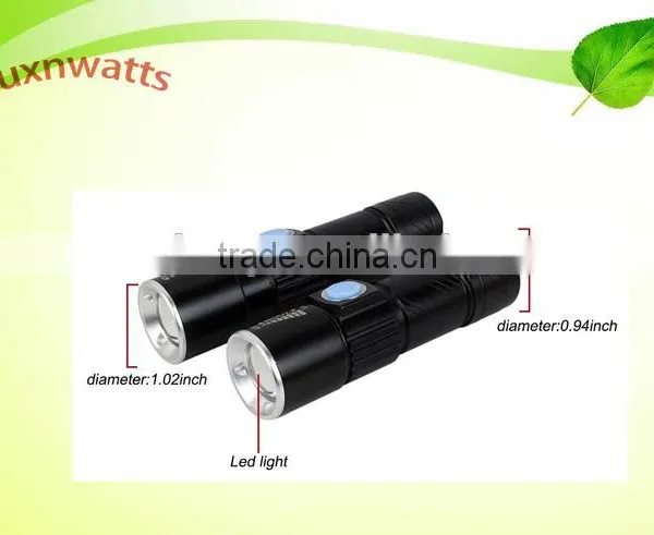 Hot Sales EDC Mini USB Rechargeable LED Flashlight Torch With Built-in Battery photo-6