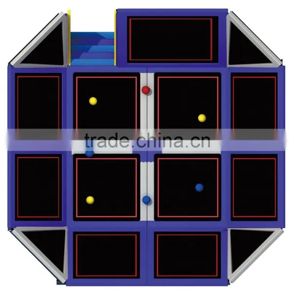 Kaiqi NonToxic Playground Equipment Trampoline Series With International Standard KQ60153B photo-2