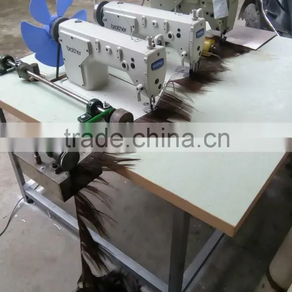 Reasonable Wig Scalp Weaving Machine Price/lace Hair Wig Making Sewing Machine photo-4