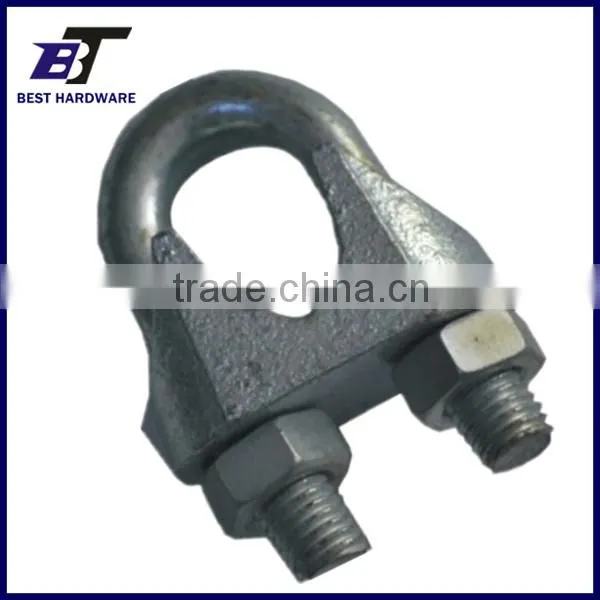 CHINA FACTORY WHOLESALE PRICE DIN741 MALLEABLE WIRE ROPE CLIP photo-3