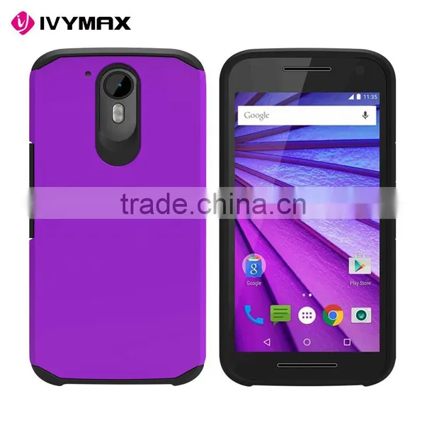 Top Sale Wholesale Hybrid Combo Case for Motorola Moto G4 Plus photo-2