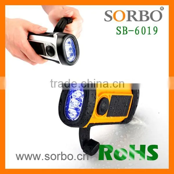 Hot Sale Top Quality Waterproof LED Flashlight With Solar Power LED Rechargeable Street Light photo-3