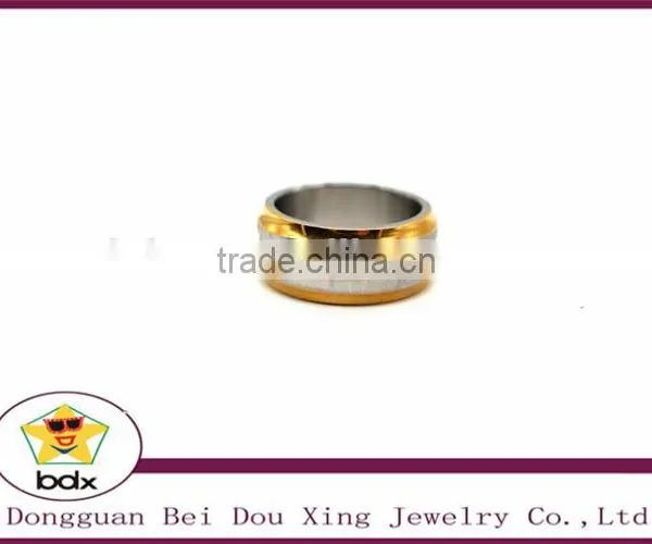 2015 18K Gold Plated Rings 316L Stainless Steel Rings for Men Women Engagement Wedding Classic Jewelry Size 4 to 14 Men Rings Quality Choice photo-2