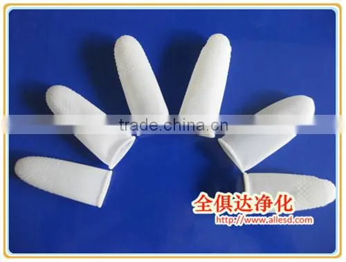 Clear Cleanroom Antistatic Thick 100% Latex Finger Cot photo-3