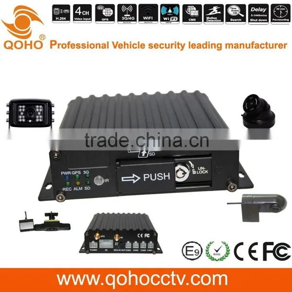 SD Storage 4-Channel Dual MDVR With Built-in GPS, 3G / 4G photo-2