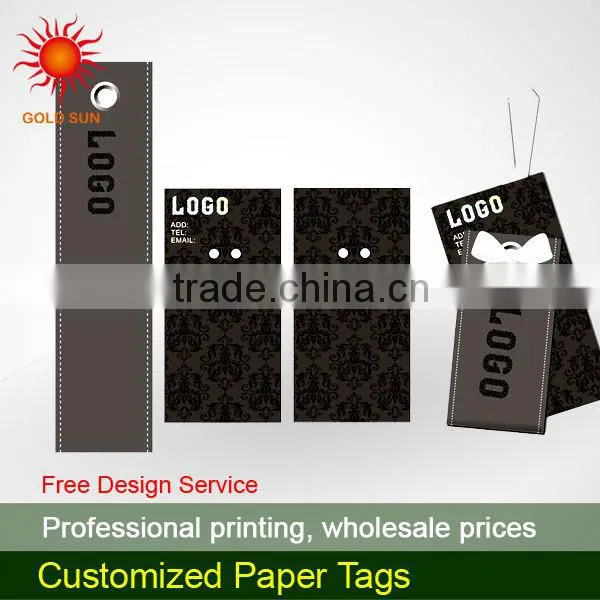kraft paper hang tag with eyelet