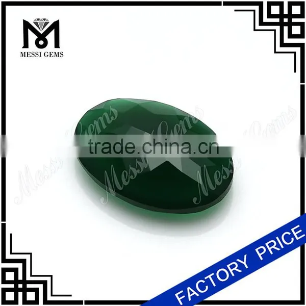 Chinese Oval 13x18MM Green Agate Wholesale Natural Agate photo-6