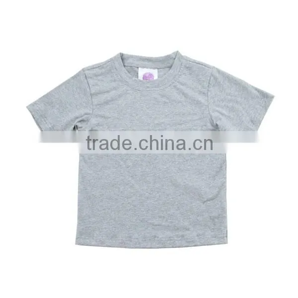 Kaiyo New Design Custom T-shirt Boutique Simple Pure Color Round Collar Short Sleeve Baby T-shirt OEM Factory Direct Sale Kids photo-5