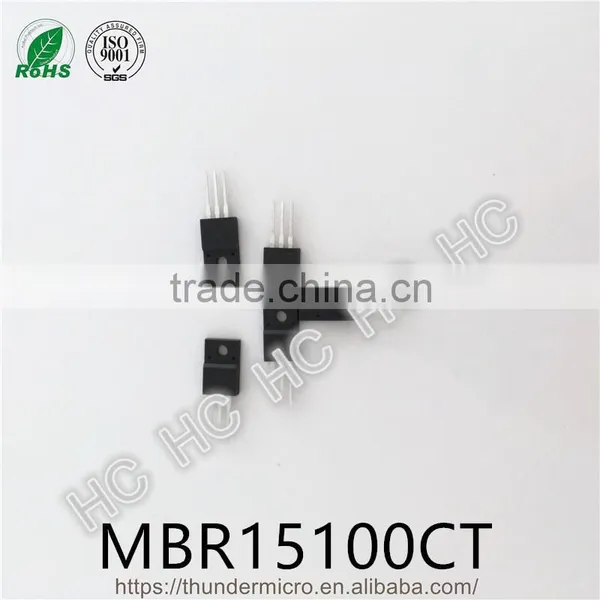 Original MBR15100CT Schottky Barrier Rectifier Diode 10A 100V TO-220