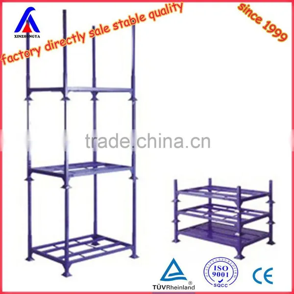 Practical Metal Stacking Rack for Moveable and Tyre Goods Storing photo-3