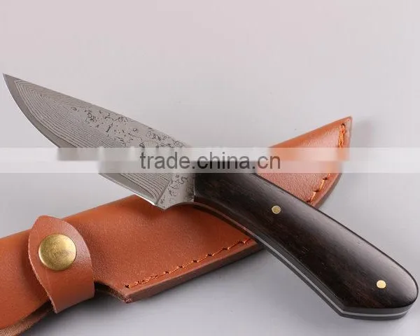OEM Damascus Black Fixed Blade Hunting Knife Blanks UD402329 photo-2