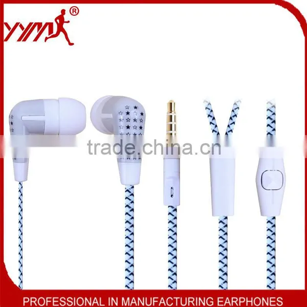 High Quality Braided Wired Star Designed New Stylish With Mic and Conversation Key for Wholesale photo-2