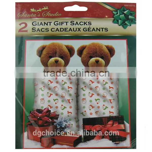 Biodegradable Colored and High Quality Christmas Plastic Giant Gift Bags photo-3
