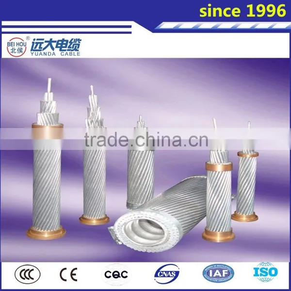 AWG Type of Aluminum Conductor Steel Reinforced Bare Conductor ACSR Cable photo-2