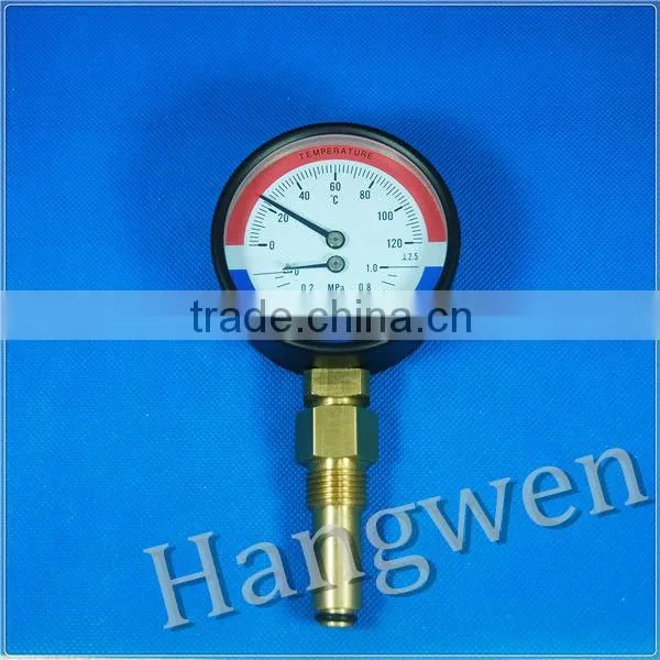 Bottom Tridicator Combined Pressure and Temp Thermomanometer